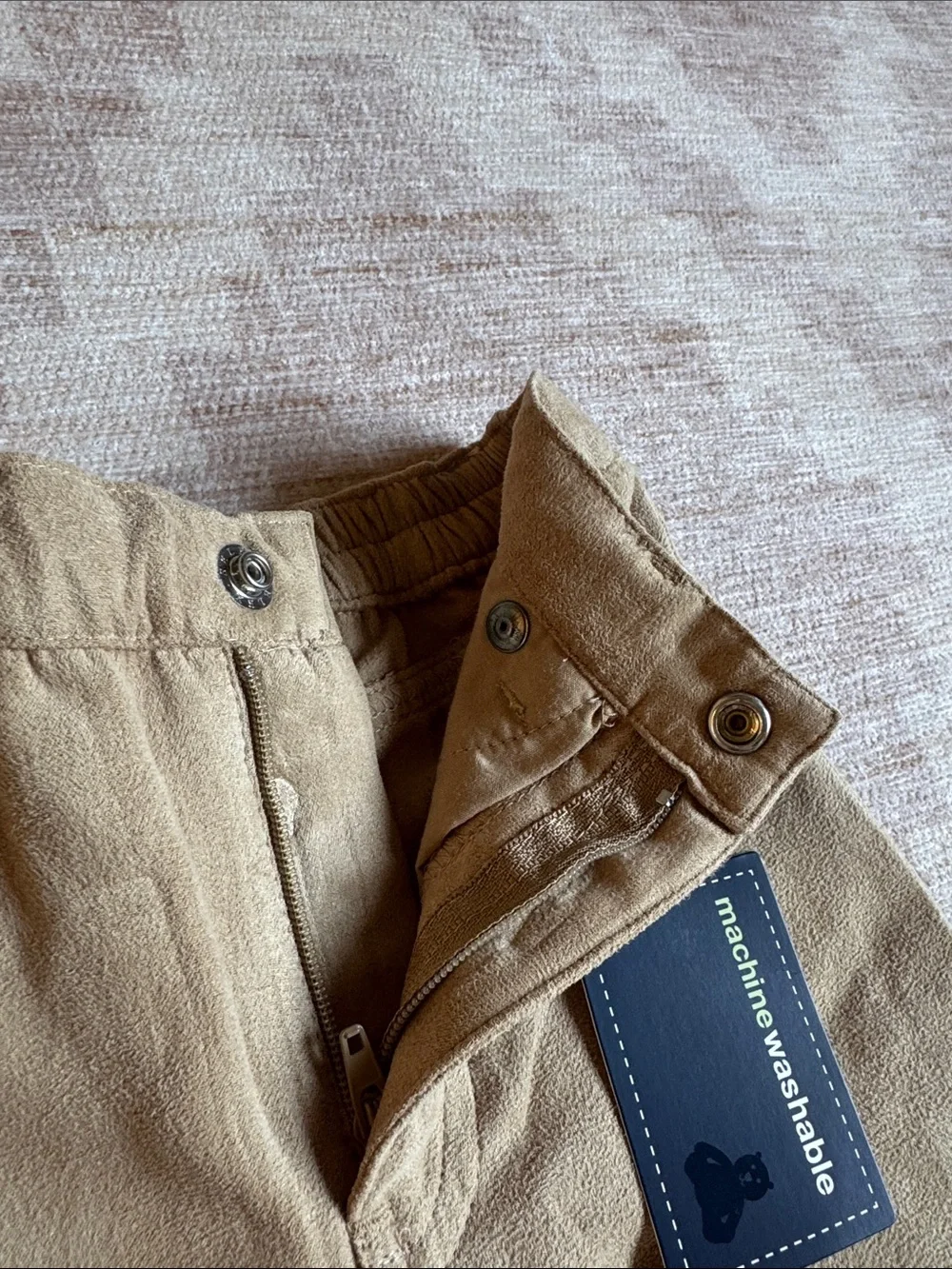 Baby GAP Tan Faux Suede Infant Pants size 3-6M. NWT